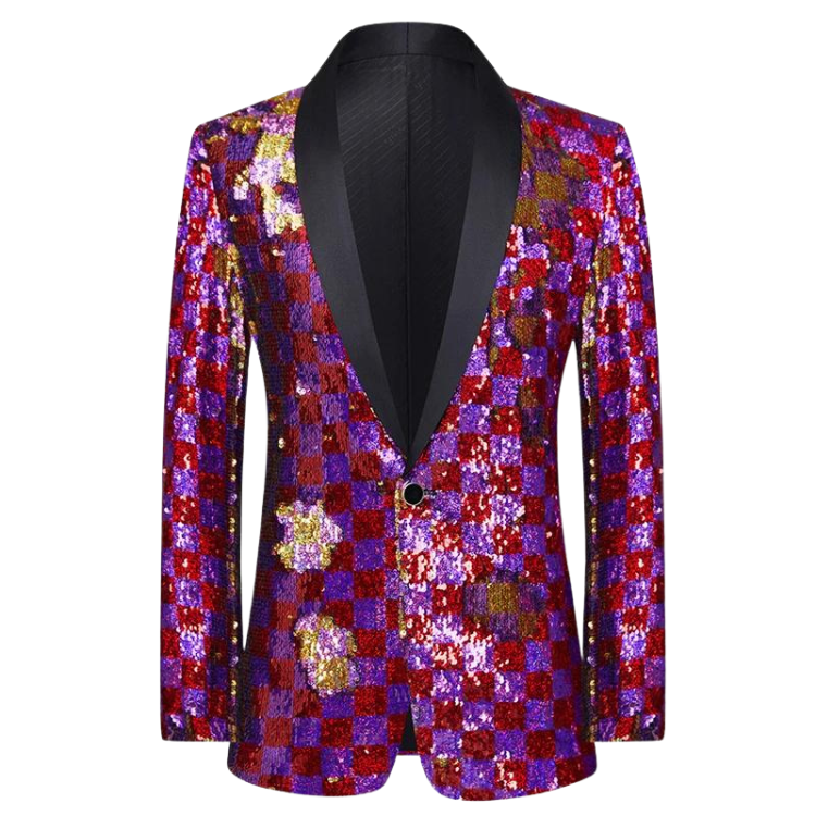 Sequin Statement Semi-Formal Blazer