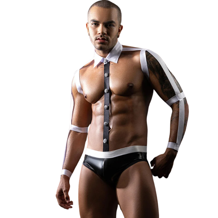 Serve It Hot Waiter Fantasy Costume