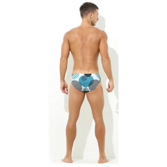 Sexy Fashion Print Swim Briefs