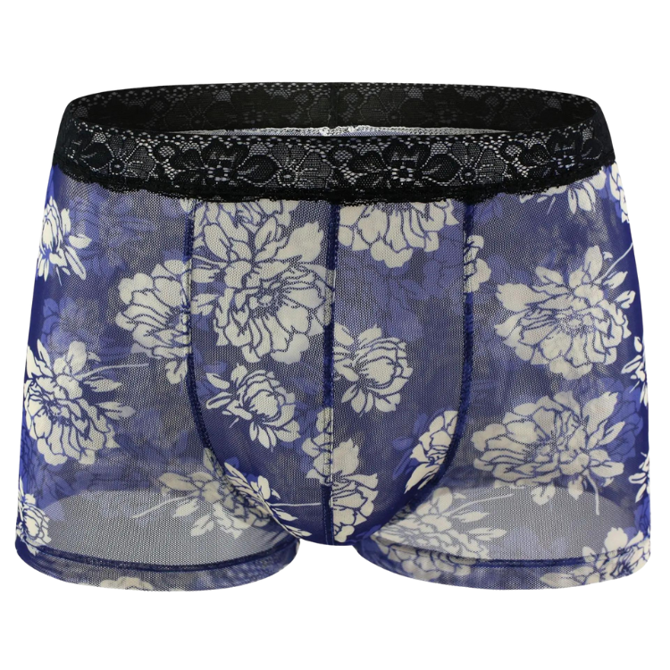Sexy Floral Lace Underwear Boxer Briefs