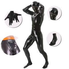 Sexy Subservient Spandex Catsuit
