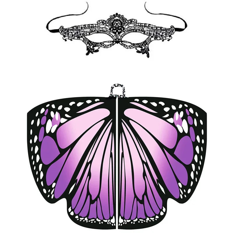 Butterfly Wings and Eye Mask Costume