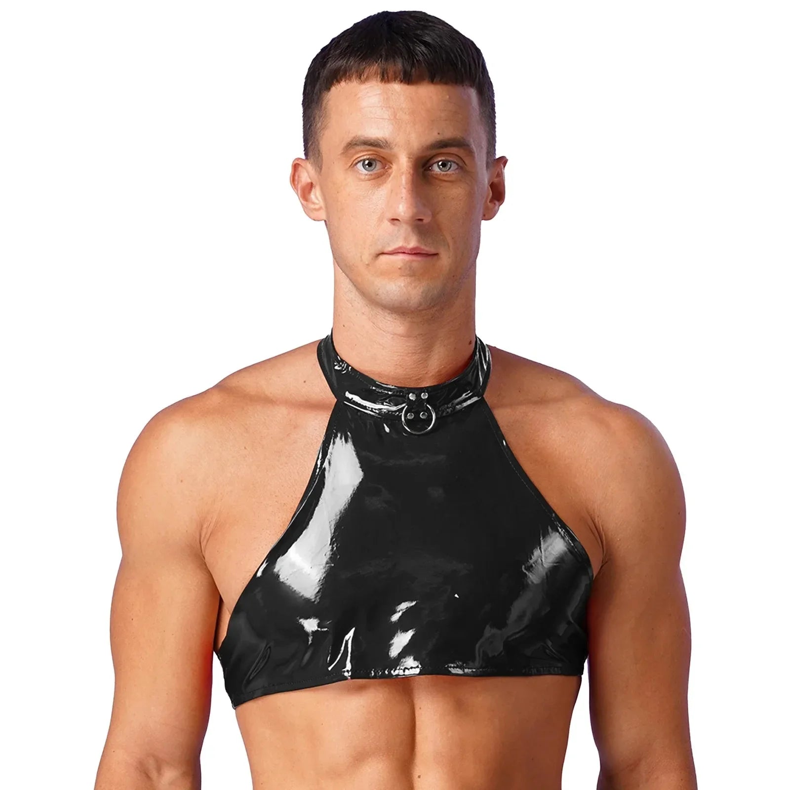 Diva Sparkle Halter Crop Top