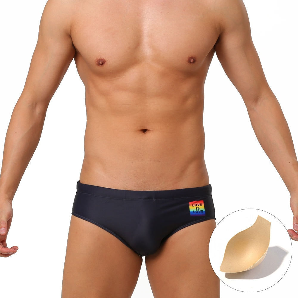 Love Is Love  Swim Briefs