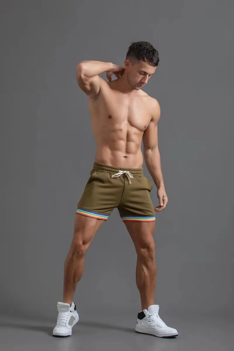 Pride Rainbow Casual Men's Shorts