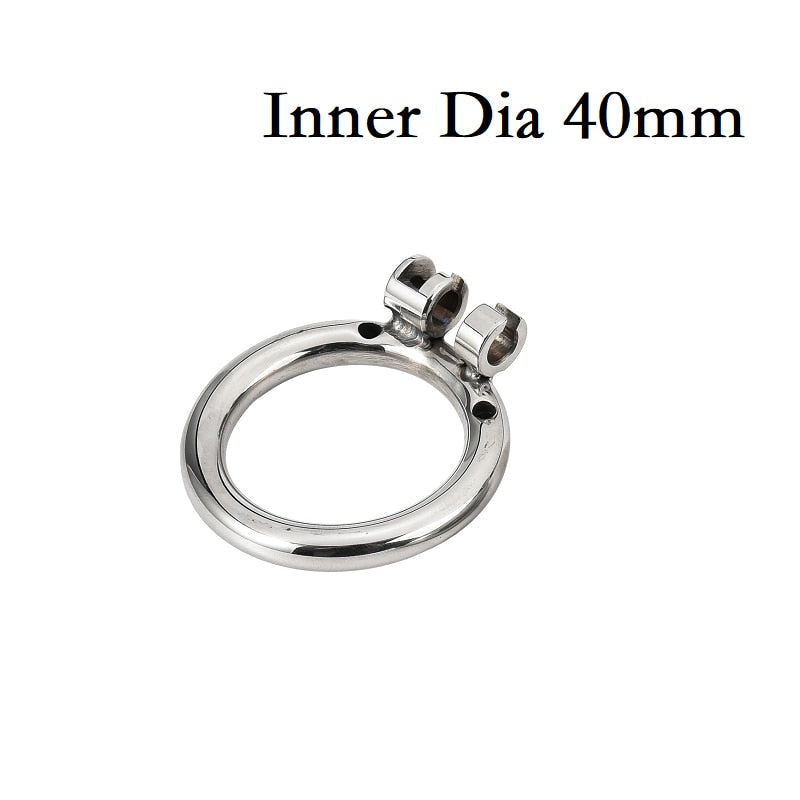 Stainless Steel Caged Lion Chastity Lock With Key