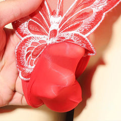 Butterfly Embroidered Adjustable Sexy Thong