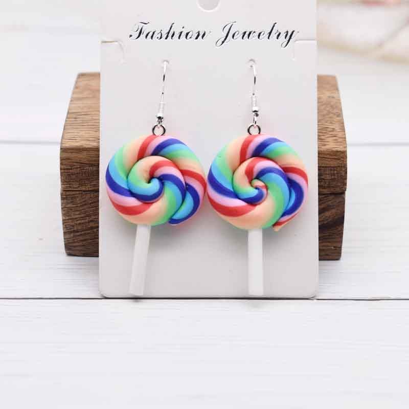 Colourful Lollipop Earrings