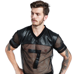 Sexy Mesh Football T-Shirt