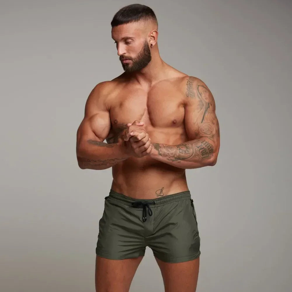 Mens Shorts With Zip Pockets