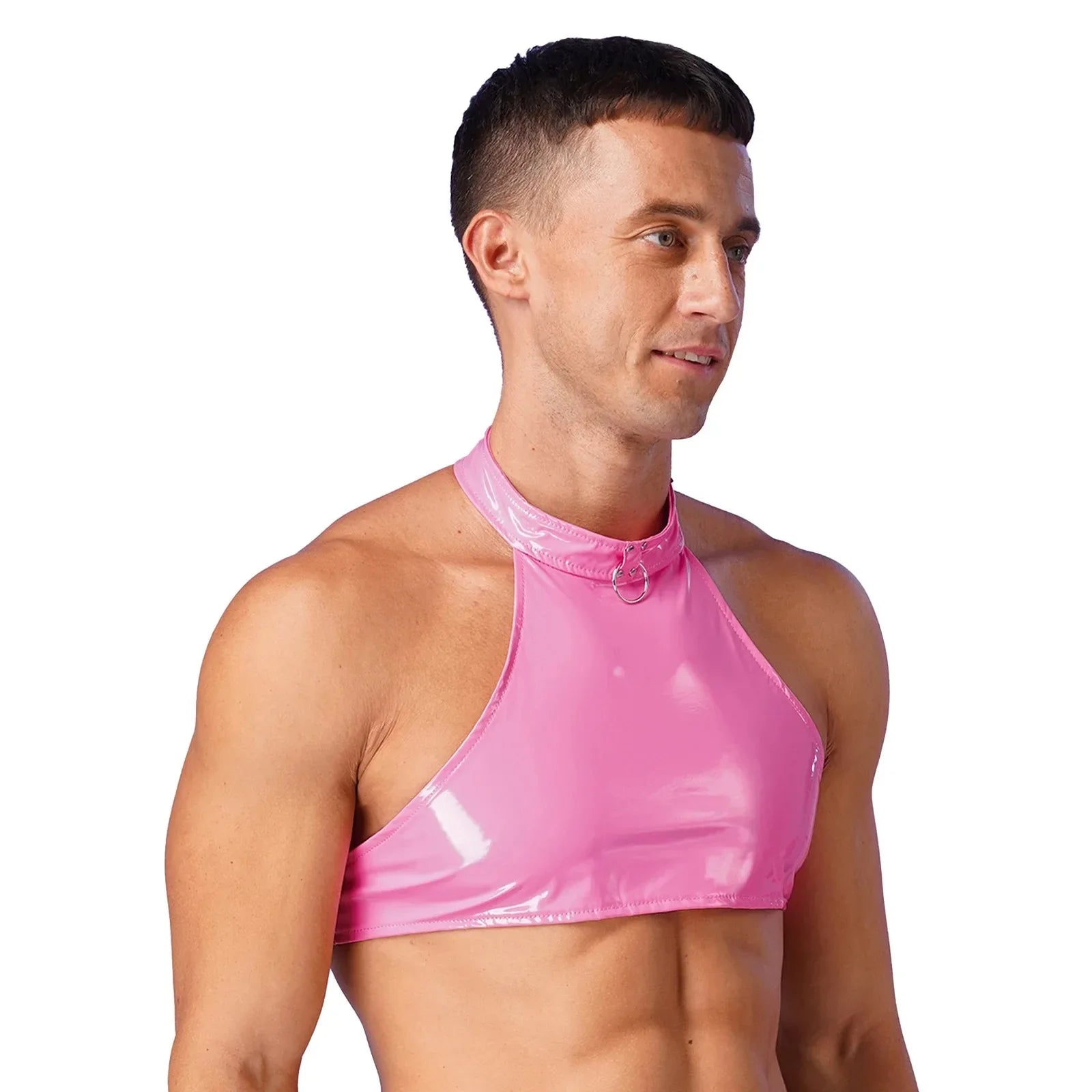 Diva Sparkle Halter Crop Top