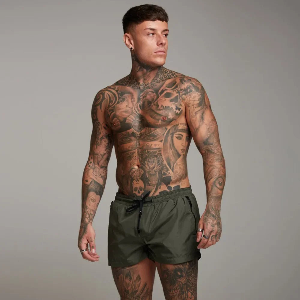 Mens Shorts With Zip Pockets