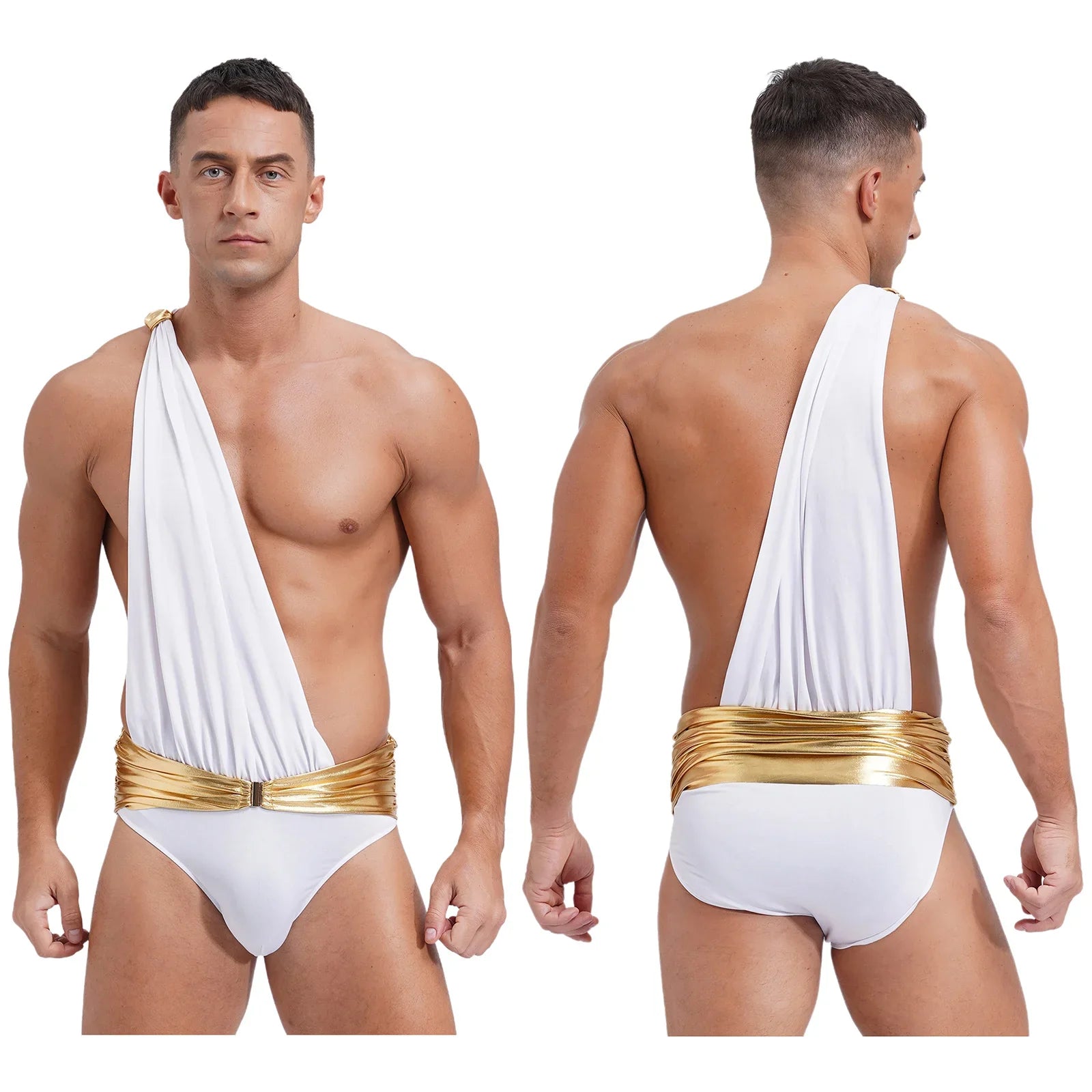 Cupid Knight's Greek Warrior Toga Tease