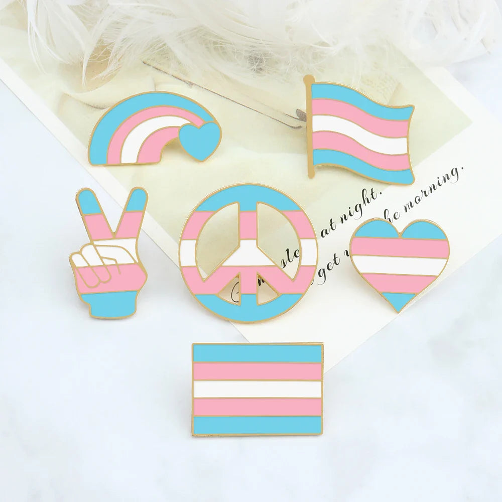 Transgender Enamel Pins Collection