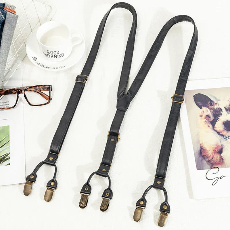 Traditional Suit Clip Suspenders