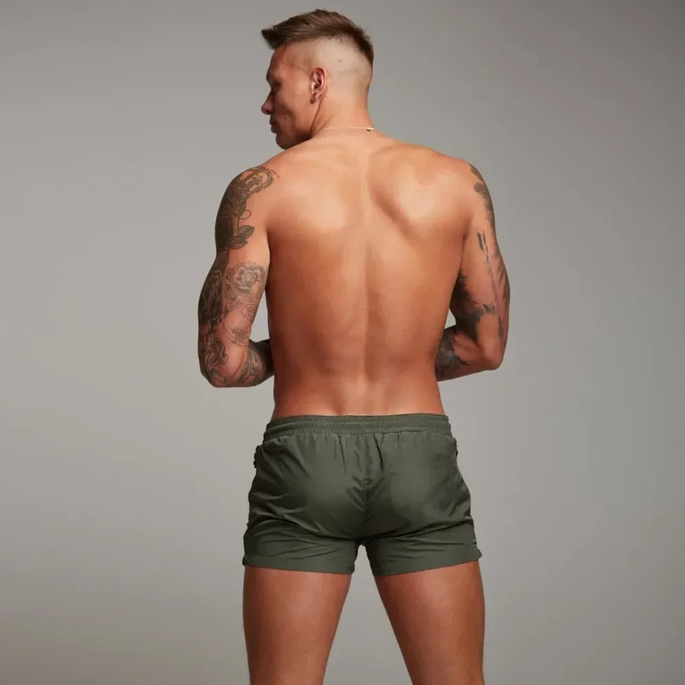 Mens Shorts With Zip Pockets