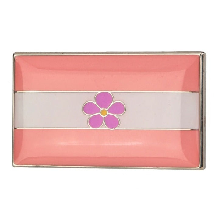 Sapphic Pride Flag Enamel Pin