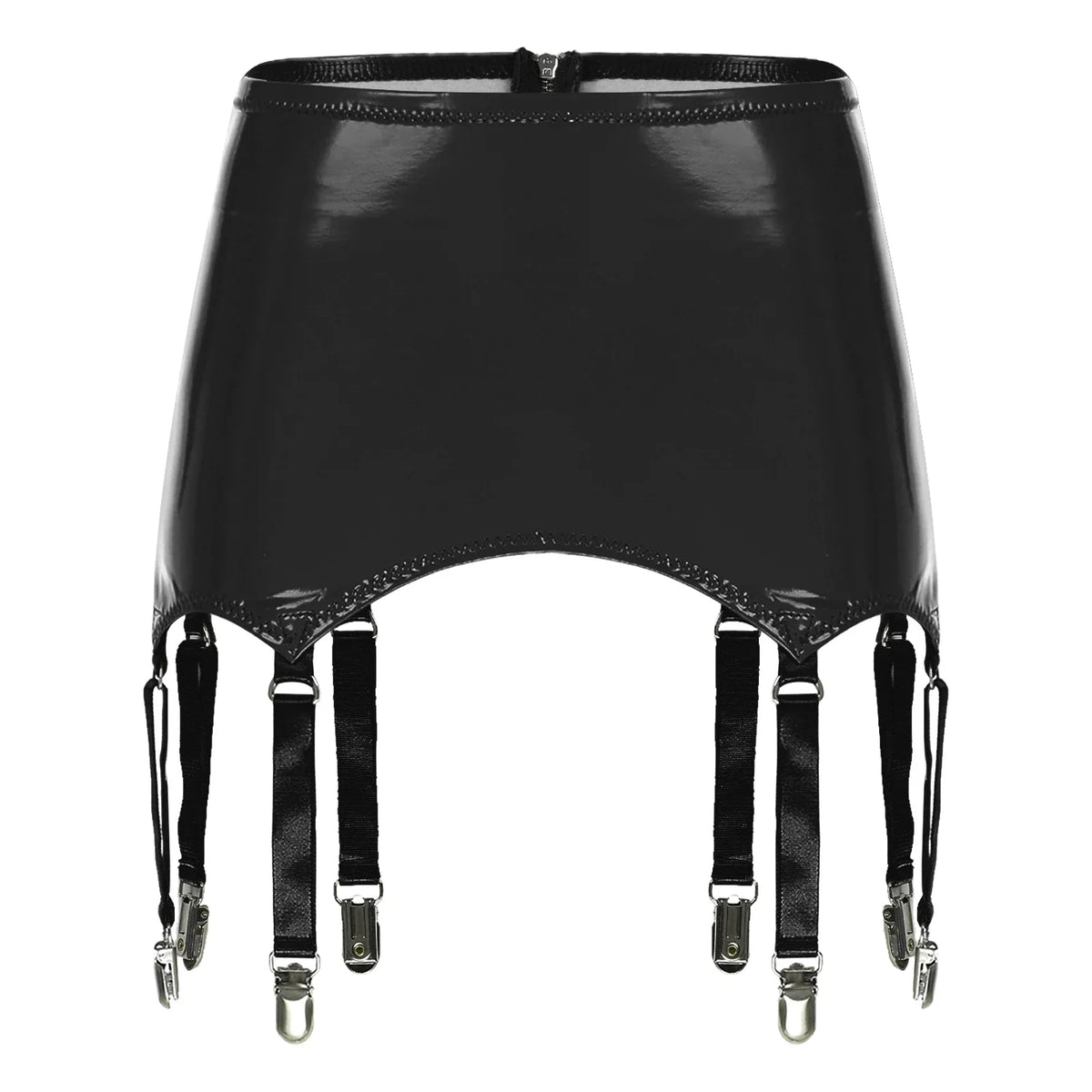 Dominatrix PU Leather Garters with Clips