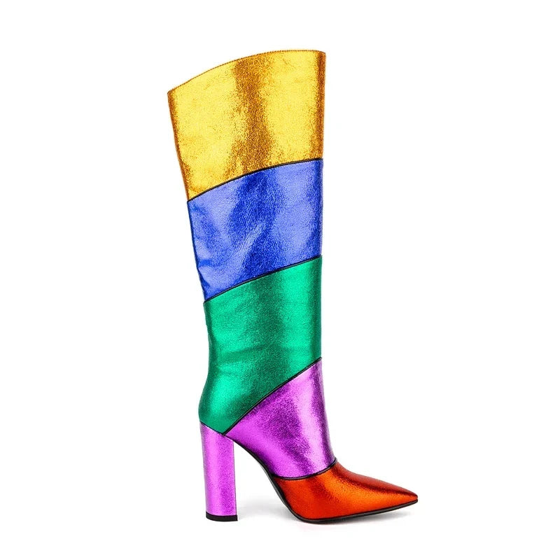 Chunky Queer Coded Women's High Boots