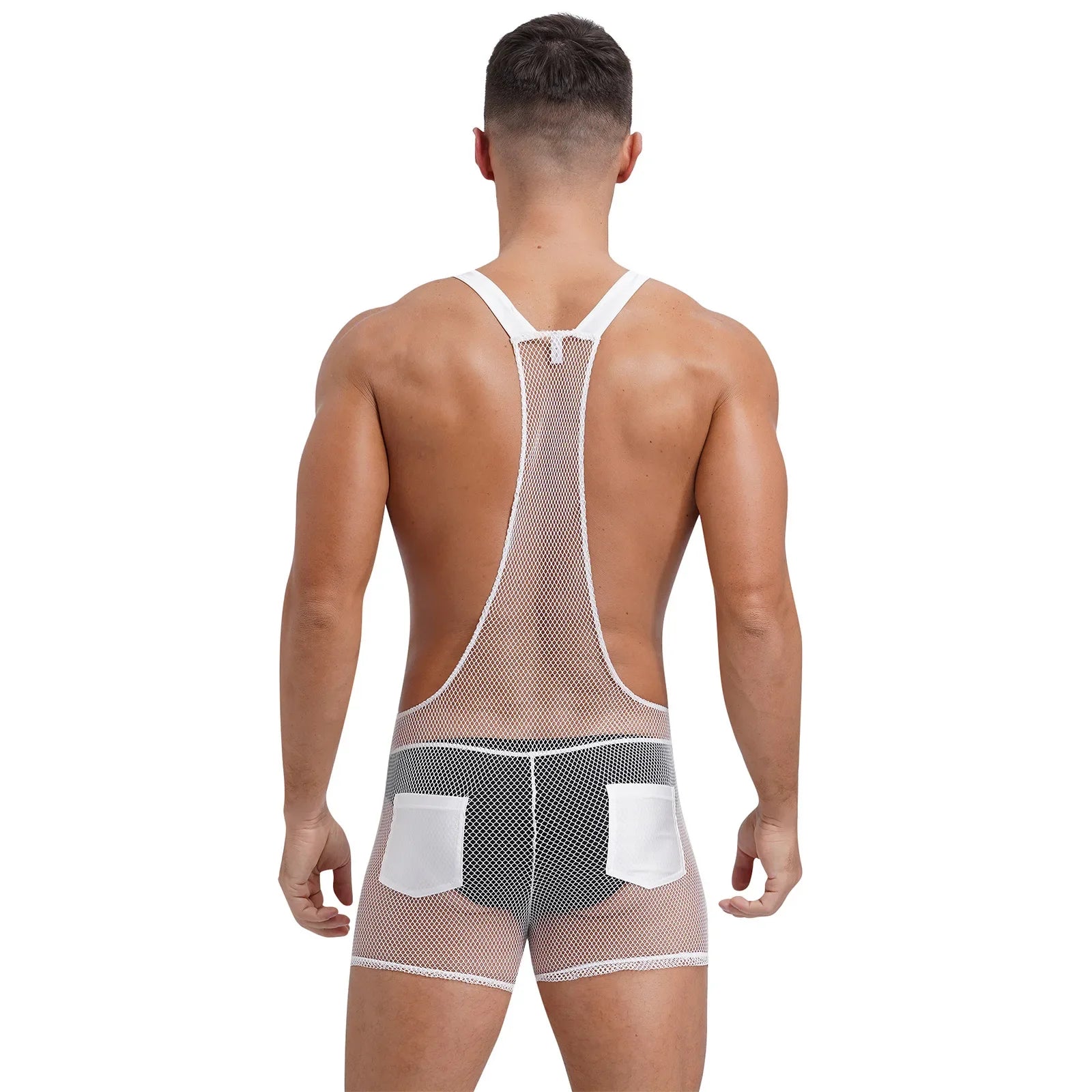 Bare Beauty Hollow Out Mesh Bodysuit