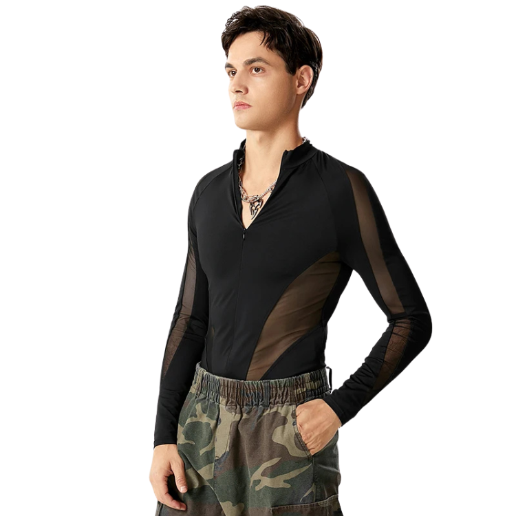 Sheer Confidence Streetwear Romper