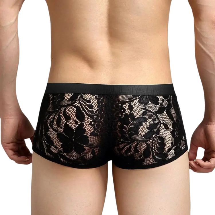 Sheer Temptation Lace Boxers for Men