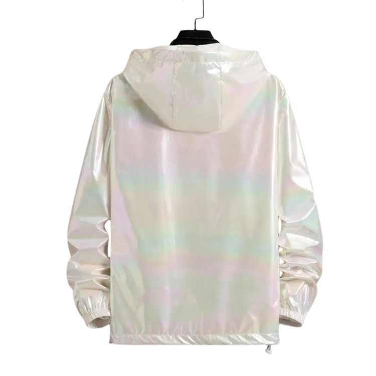 Shimmer Rave Ultra-Thin Holographic Jacket