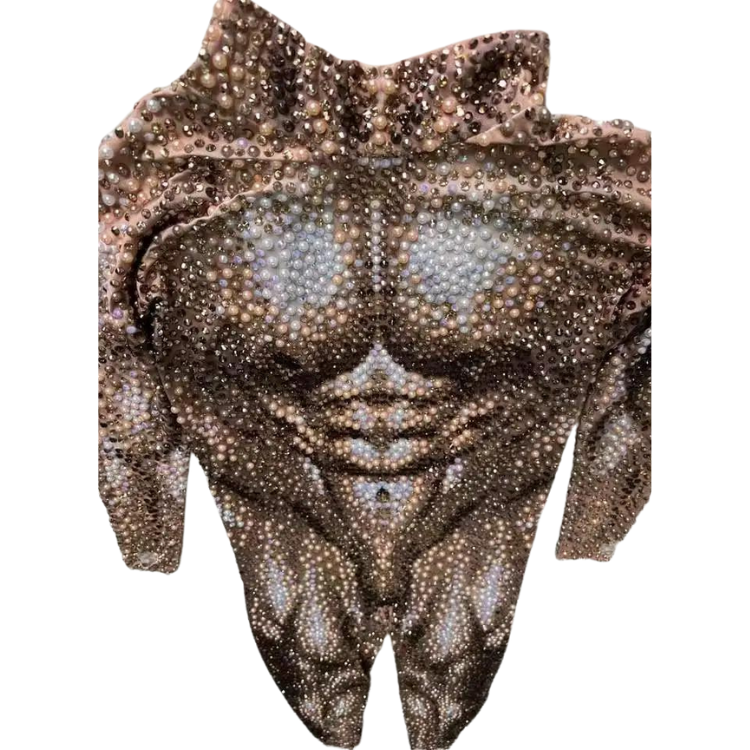 Shining Pearl Muscle Jumpsuit