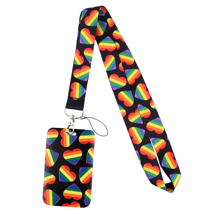 Show Your Pride Rainbow ID Lanyard