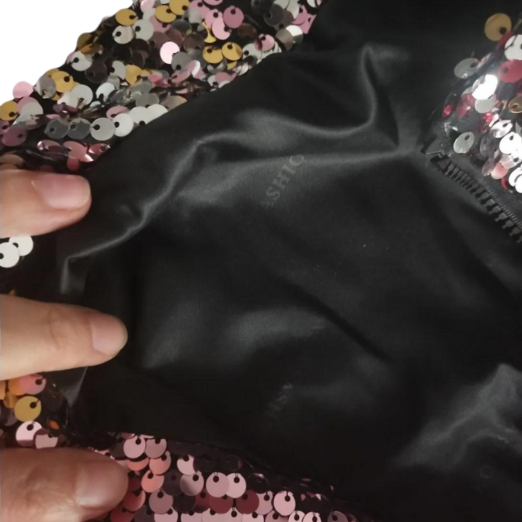 Sparkly Sequin Shorts Romper Suit