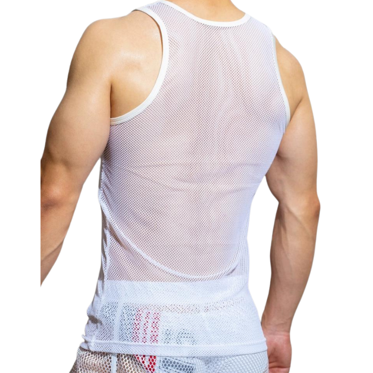 Sporty Mesh Breathable Tank Top
