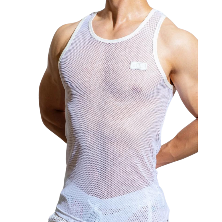 Sporty Mesh Breathable Tank Top