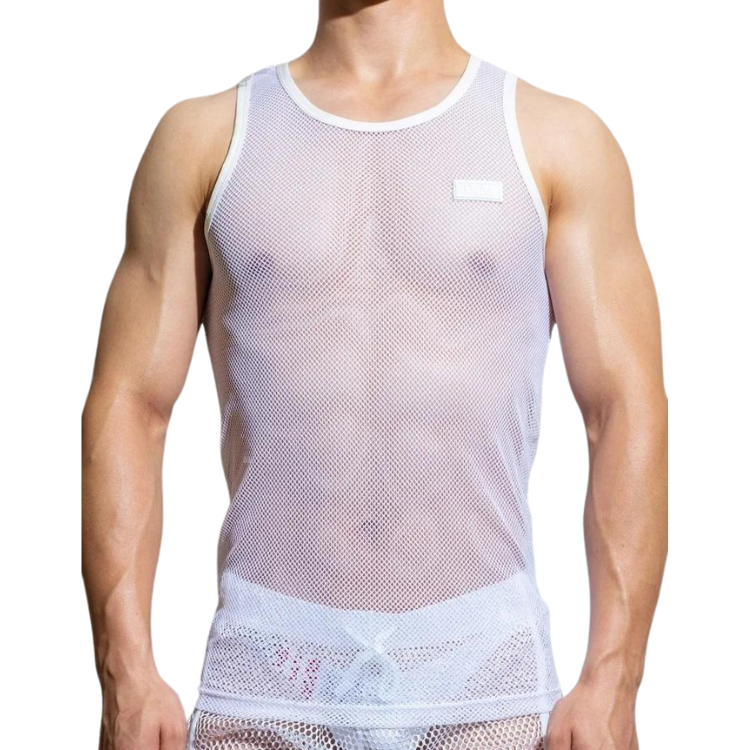 Sporty Mesh Breathable Tank Top