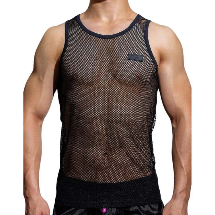 Sporty Mesh Breathable Tank Top