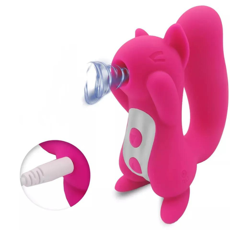 Squirrel's Delight Wireless Sucking Vibrator