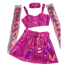 Stage Ready Fluorescent Rave Go-Go Costume