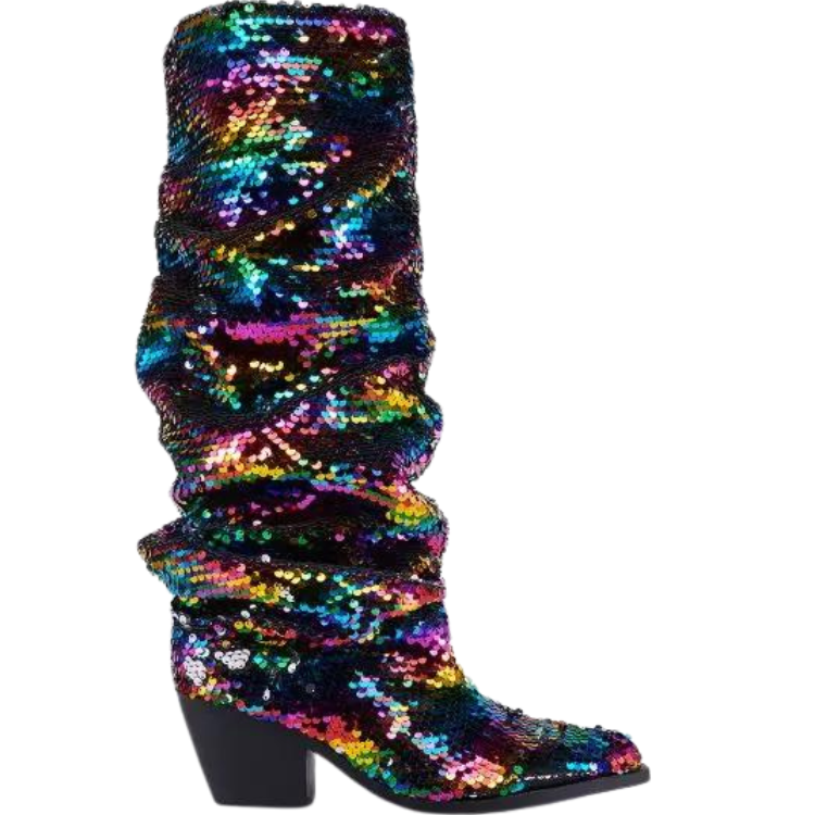 Stage Sensation Bling Sequin Boots