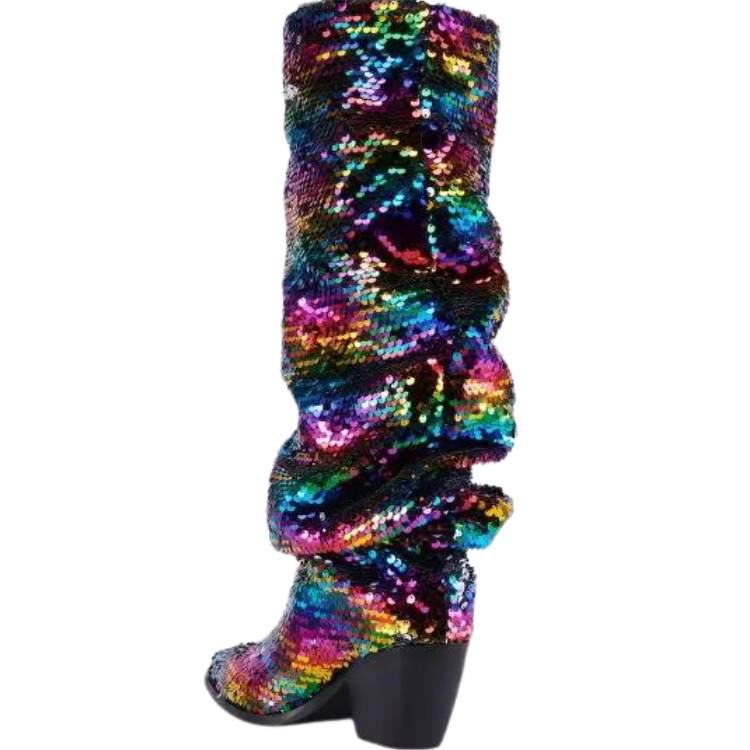 Stage Sensation Bling Sequin Boots