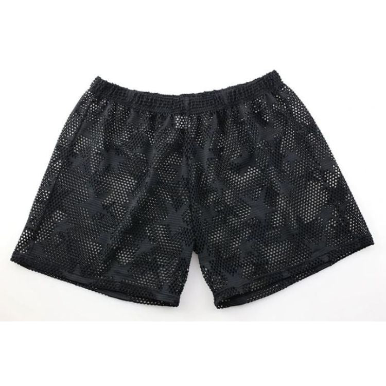 Star See-Through Mesh Shorts