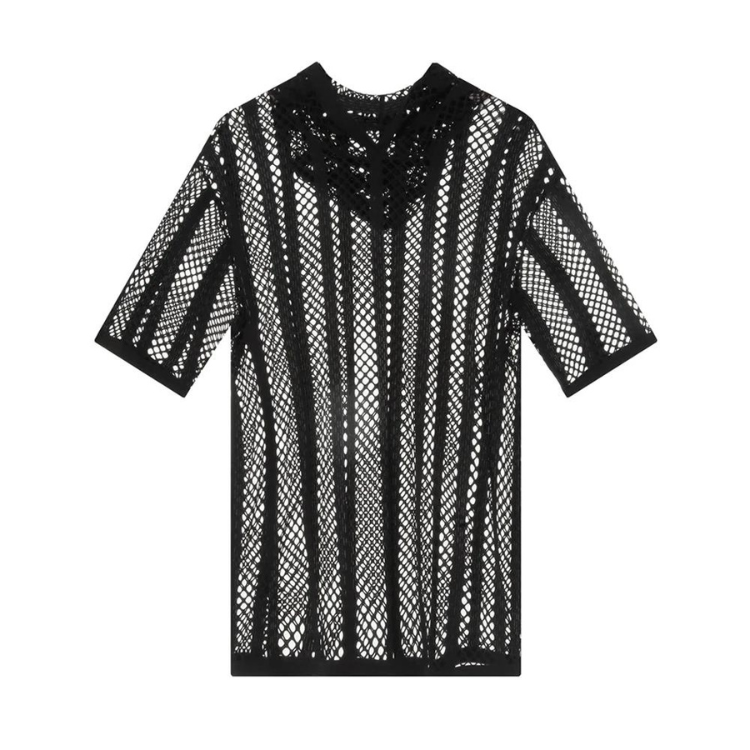 Striped Harmony Mesh Suit