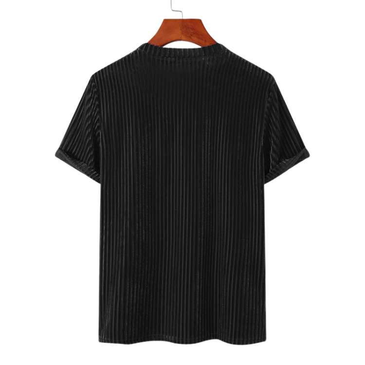 Striped Velour T-Shirt