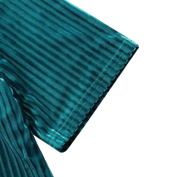 Striped Velour T-Shirt