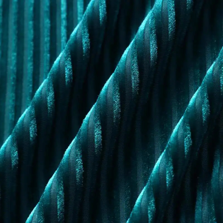 Striped Velour T-Shirt