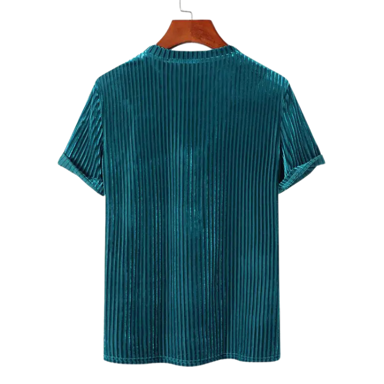 Striped Velour T-Shirt