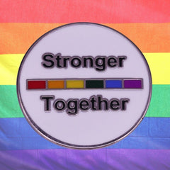 Stronger Together Enamel Pin