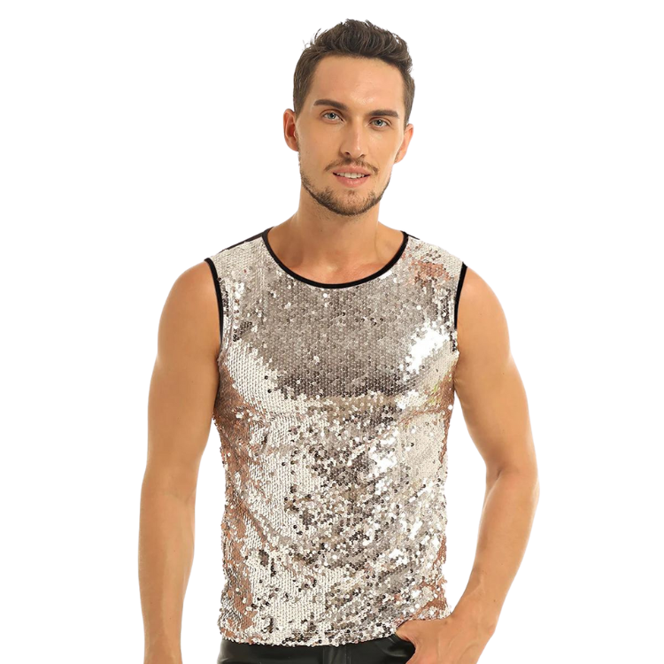 Studio 64 Shimmer Tank Top