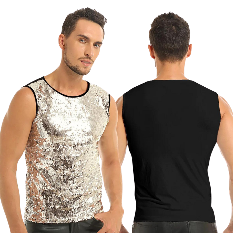 Studio 64 Shimmer Tank Top
