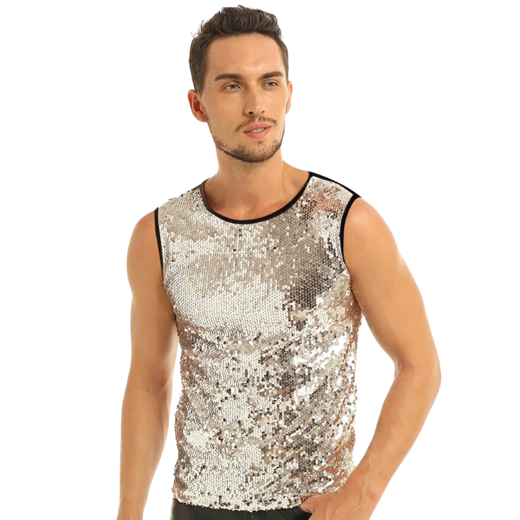 Studio 64 Shimmer Tank Top
