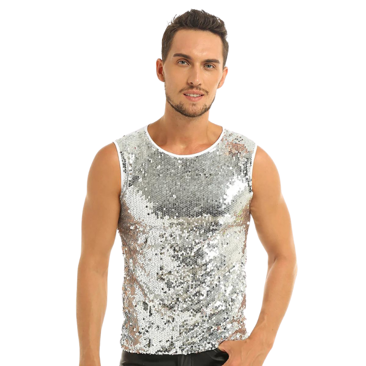 Studio 64 Shimmer Tank Top