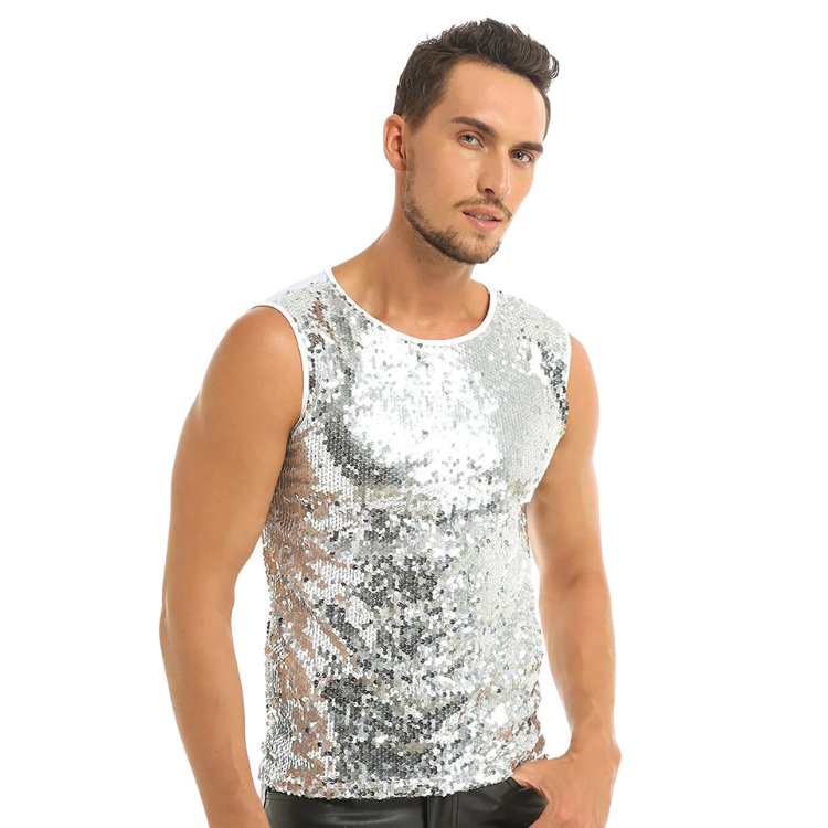 Studio 64 Shimmer Tank Top